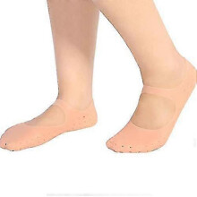 (S, skin) Silicone Socks, Tear-resistant Socks,foot Tear Protection, Foot Care Tool, Against Dry Heel (m White)