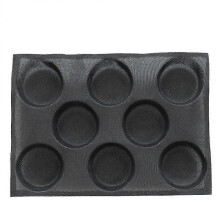 Silicone Gummy Molds Non- Stick Cupcake Burger Mold Silicone Cupcake Mould Non- Stick Muffin Pan Burger Bun