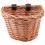 Retro,handmade,wicker Bicycle Front Basket with Leather Straps 3