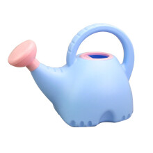 Kids Gardening Toy: Elephant Shaped Watering Can 1.5L Plastic Blue Color /