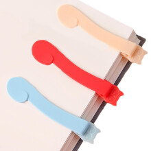 3 Piece Silicone Bookmark Set - Automatic Clip Bookmarks, Silicone Page Markers, Marker Clips For Teachers And Students