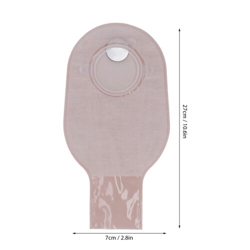 Comfortable Fit 10PCS Ostomy Bags: Leakproof One Piece Design 1