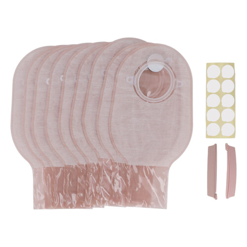 Comfortable Fit 10PCS Ostomy Bags: Leakproof One Piece Design 2