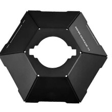 (black) Hexagonal camping lamp shade bowl-shaped waterproof tent lamp tent lamp atmosphere decoration camping lamp shade