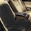 Children Car Seat Protector with Mesh Pockets, 122x48cm, Red Line 8