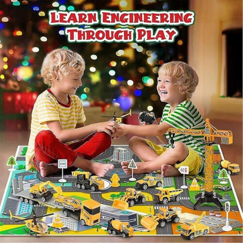 Construction Engineering Vehicle Christmas Advent Calendar 2