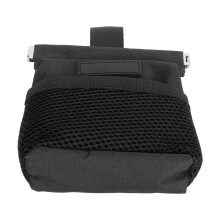 Durable Oxford Fabric Dog Treat Pouch for Training with Waist Clip Black