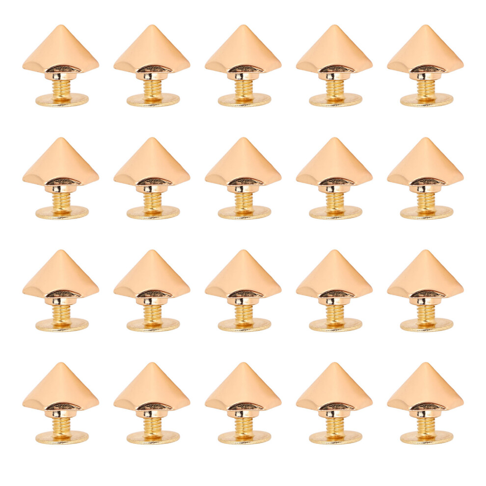 20Pcs Binding Rivets 10Mm Hexagonal Cone Rivet And 9121376295485