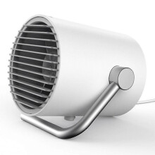 Small Personal Desk Usb Fan, Portable Mini Table Fan with Twin Turbo Blades, Whisper Quiet Cyclone Air Technology - for Home, Office, Outdoor Travel