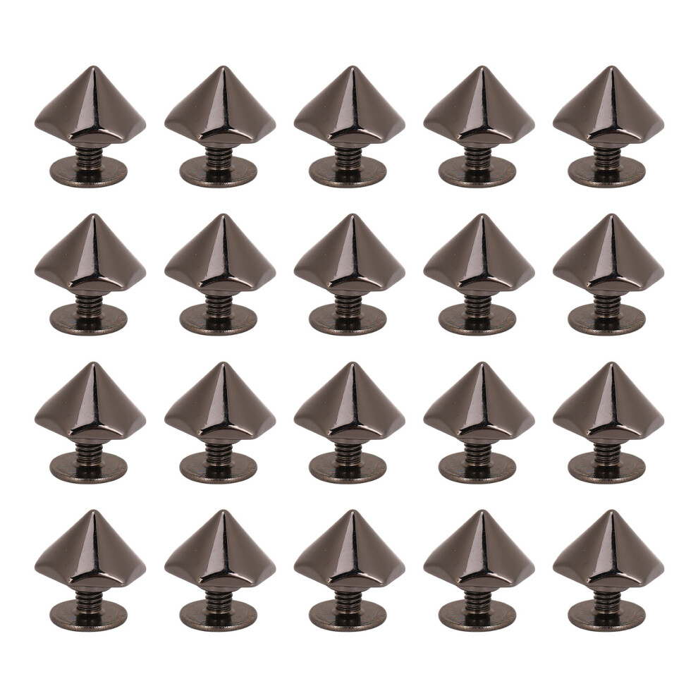 20Pcs Binding Rivets 10Mm Hexagonal Cone Rivet And 9121376295508