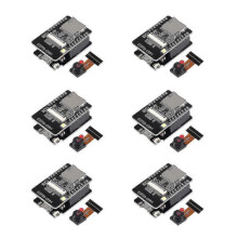 6 Pieces Esp32-cam Wifi Board Esp32-cam-mb -usb To Serial Port Ch340g with Ov2640 Camera Module