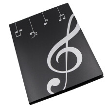 Sheet Music Binder Spiral Bound Waterproof For Piano Sheet Music Pages Lightweight Portable For Home And Travel