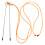 Golf-Ausrichtstab-Schwingtrainer Hilfsmittel Golf-Trainingsgerät Mit Elastischem Kabel 14