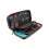 (Red) Storage Box Fit For Nintendo Switch, Dual Zippers Rugged Handle Game Console 3