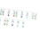 Removable 88-Key Waterproof Piano Keyboard Note Patch for Electric Pianos 12
