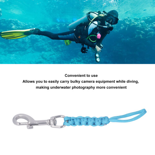 Multifunctional Diving Lanyard for Underwater Camera, Blue, 36g 2