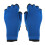 Fingerless Webbed Aqua Gloves Neoprene Blue Water Resistance M 3
