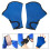Fingerless Webbed Aqua Gloves Neoprene Blue Water Resistance M 11