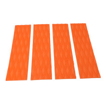 Premium EVA Surfboard Traction Pads Orange 4Pcs for Stability & Style