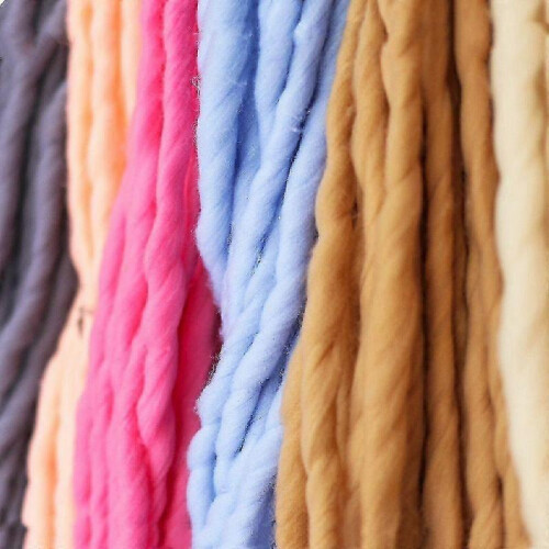 Knitted Blanket Wool Knitting Thread Thick Yarn Ball Coarse Wool Arm Knitted 2
