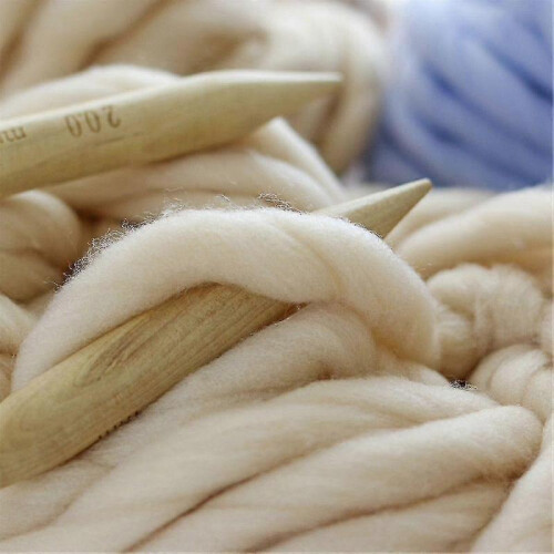 Knitted Blanket Wool Knitting Thread Thick Yarn Ball Coarse Wool Arm Knitted 1