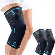 Knee Brace, 2 Pieces Adjustable Elastic Knee Brace, Patellar And Ligament Knee Brace, Sports Knee Brace, Osteoarthritis Knee Brace, Breathable And Uni
