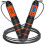 Timing count intelligent jump rope wire rope - black and red 1