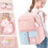 (Blue) Student Backpack - School, Travel, or Work Bookbag with Large Compartment 5