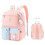 (Blue) Student Backpack - School, Travel, or Work Bookbag with Large Compartment 3