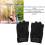Women's Breathable Workout Gloves, Non-Slip, Black, Size L 8