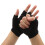 Women's Breathable Workout Gloves, Non-Slip, Black, Size L 16