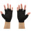 Women's Breathable Workout Gloves, Non-Slip, Black, Size L 15