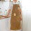 Unisex Canvas Work Apron Carpenter Apron with 3 Tool Pocket for Workshop Kitchen Garden Pottery Cra 4