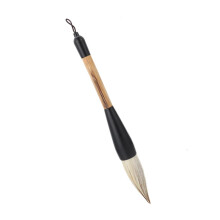 Calligraphy Brush Couplet Traditional Portable Ink Writing Brush For Practice Black Body Red Label Art Brush