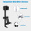 Headset Holder, Controller And Headphone Holder Stand Wall Mount Holder for Xbox One, Series X, Ps5, Ps4, Ps3, Switch Gamepad Controller Wall Mount Wi 2