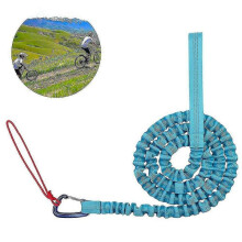 (Blue) Kids Bicycle Tow Rope Elastic Bicycle Tow Strap Bike Towing Rope