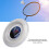 High Elasticity Resin Fiber Badminton String 200m 0.7mm White 4