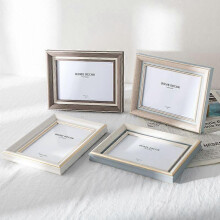 Nordic ins style 7 inch photo frame, 4 pieces rectangular resin photo frame, wall hanging photo frame studio diy handmade photo frame