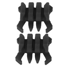 1 Paar Gummisches Pfeilbogen-Wurfarmlimben Vibrationsdämpfer Crab-förmiger Stabilisator Für Split-Limiten-Kurven Schwarz