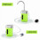 Outdoor portable multi-functional automatic oxygen pump fishing air pump USB charging LED lighting 4