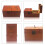 Wooden Useless Box Leave Me Alone Machine Box Don't Touch Funny Gift Toys 2
