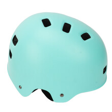 Light Green Skateboard Helmet, ABS EPS, Adjustable, 55-58cm