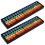 2pcs Plastic Abacus 17 Rods Abacus Plastic Beads Abacus Kids Counting Tools 1