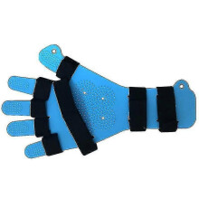 Hand Wrist Finger Orthotics Extended Type Fingerboard for Stroke Hemiplegia Hand Splint Training Support Corrector Board1pcs-blue