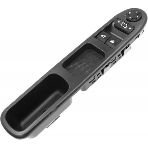 Window Lifter Front Left Drive Side Power Window Master Switch 6554.qc, Power Window Switch Compatible for Peugeot 207 2