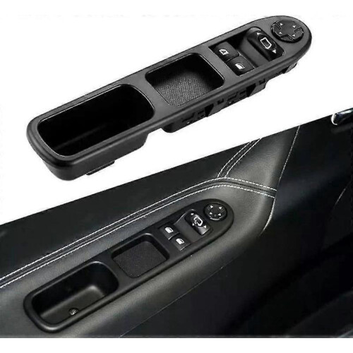 Window Lifter Front Left Drive Side Power Window Master Switch 6554.qc, Power Window Switch Compatible for Peugeot 207