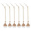 6Pcs Car Perfume Bottles Clear Aromatherapy Bottles Essential Oil Diffuser 1
