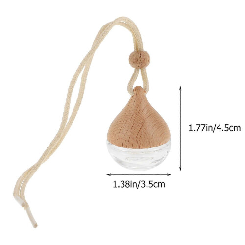 6Pcs Car Perfume Bottles Clear Aromatherapy Bottles Essential Oil Diffuser 2