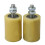 Steel Roller Bearing Guiding Wheels for Sliding Gate(Yellow)(2pcs) 1