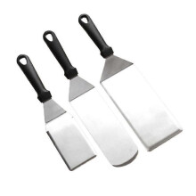 Professional Spatula Set: Stainless Steel Pancake Or Hamburger Turner for Grill Or Griddle
